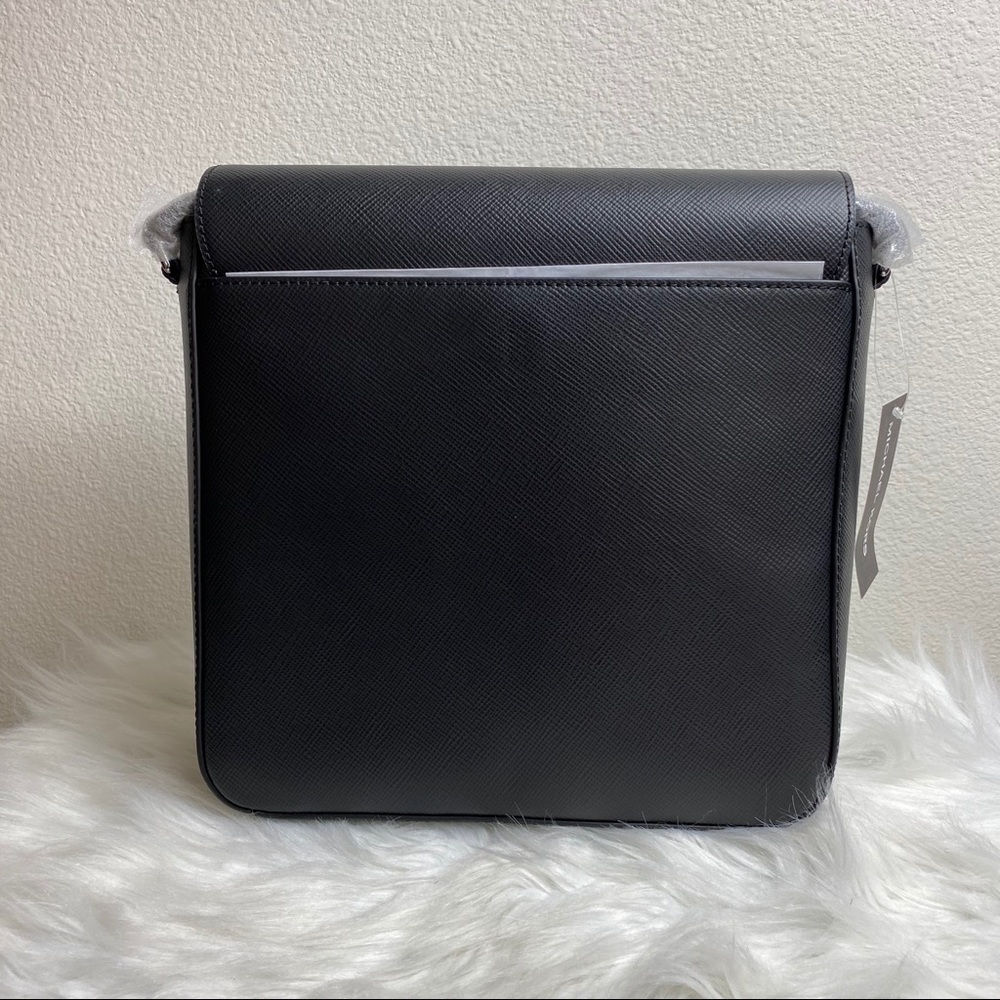 Michael Kors Men’s Leather Messenger Bag - Picture 7 of 9